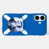 Robbie Burns - In Blue Oidhche Bhlas Burns Saltire Case-Mate iPhoneケース (裏面 (横))