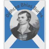 Robbie Burns - In Grey Oidhche Bhlas Burns シール (正面)