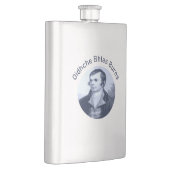 Robbie Burns - Oidhche Bhlas Burns Blue Text フラスク (右)