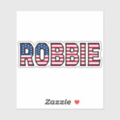 Robbie Name Vorname USA Sticker Stickerset シール (シート)