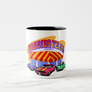 Robbiesはクラシックをティーにのせます ツートーンマグカップ