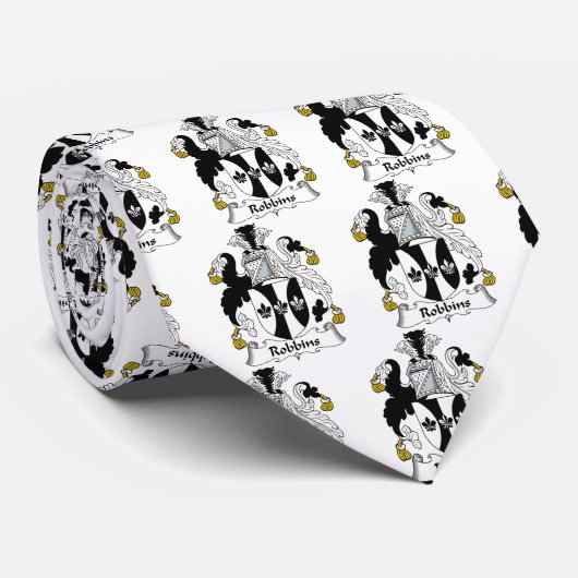 Robbinsの家紋 ネクタイ (ロール)