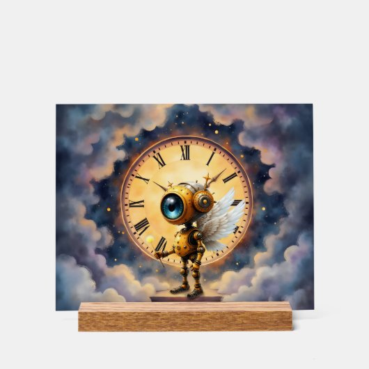 Robby the Winged Timekeeper – Wings of Time Series アクリルサイン (正面)