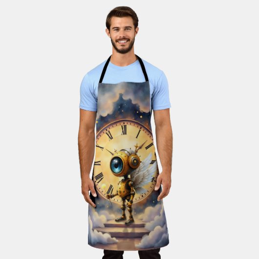 Robby the Winged Timekeeper – Wings of Time Series エプロン (着用した状態)