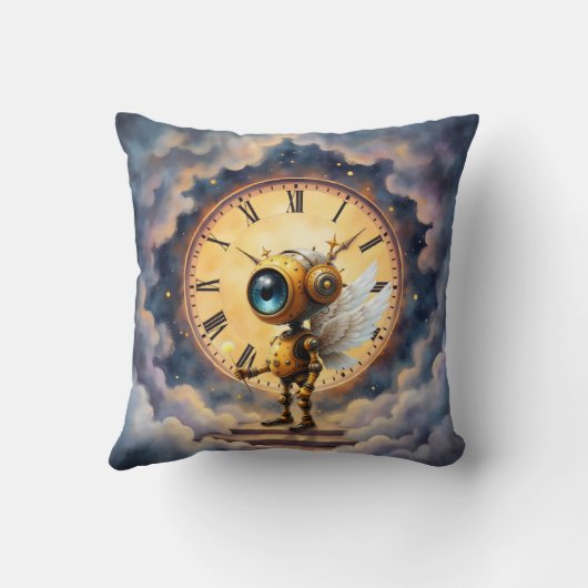 Robby the Winged Timekeeper – Wings of Time Series クッション (裏面)