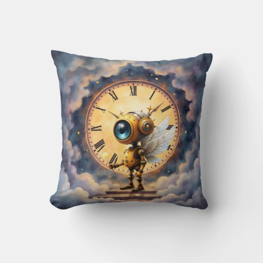 Robby the Winged Timekeeper – Wings of Time Series クッション (正面)
