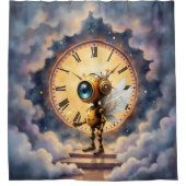 Robby the Winged Timekeeper – Wings of Time Series シャワーカーテン (正面)