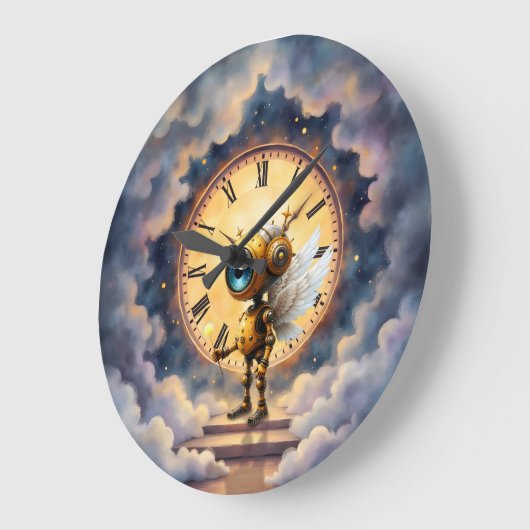 Robby the Winged Timekeeper – Wings of Time Series ラージ壁時計 (傾斜)