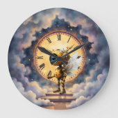 Robby the Winged Timekeeper – Wings of Time Series ラージ壁時計 (正面)