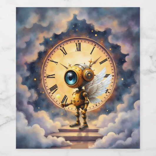 Robby the Winged Timekeeper – Wings of Time Series ワインラベル (シングルラベル)