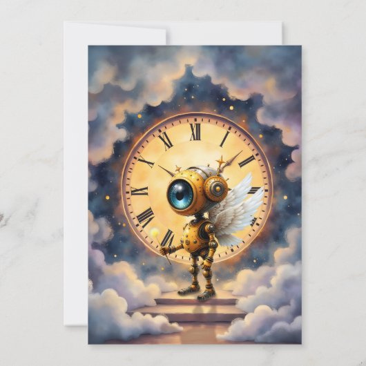 Robby the Winged Timekeeper – Wings of Time Series 招待状 (裏面)