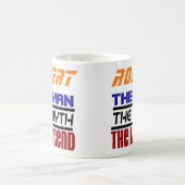 Robert – 男The Legend The Mith Mug コーヒーマグカップ (中央)