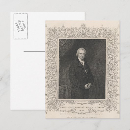 Robert Banks Jenkinson, Earl of Riverpool ポストカード (正面/裏面)