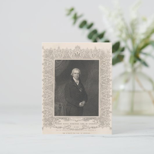 Robert Banks Jenkinson, Earl of Riverpool ポストカード (スタンド正面)