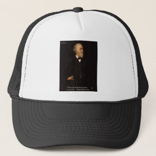 Robert Browning "Grow Old" Love Quote Gifts & Tees キャップ