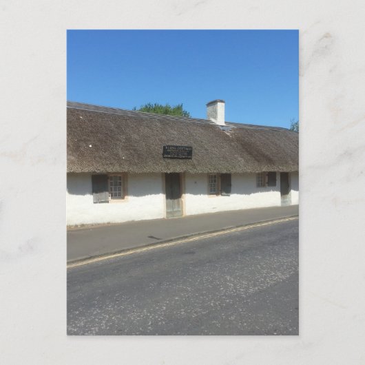 Robert Burnsコテージ、Alloway、Ayrshire、スコットランド ポストカード (正面)