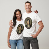Robert Burns、スコットランドのナショナル・バードポートレート Tシャツ (ユニセックス)