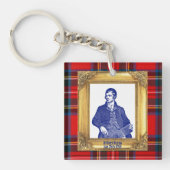 Robert Burns Royal Stewart Plaid Jan 25 キーホルダー (正面)