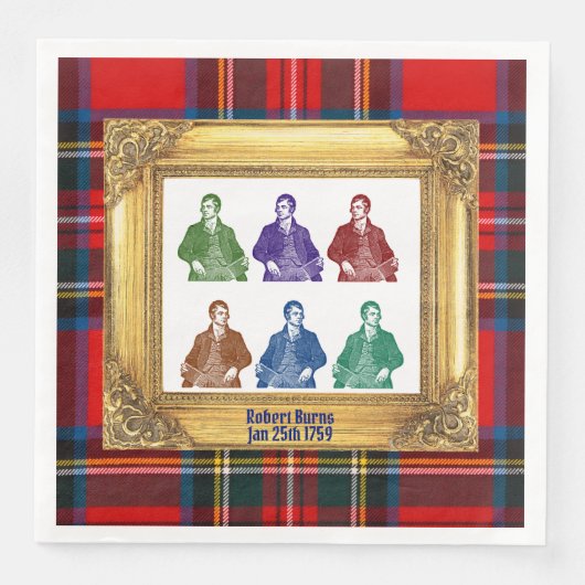 Robert Burns Royal Stewart Plaid Jan 25 Multi (正面)