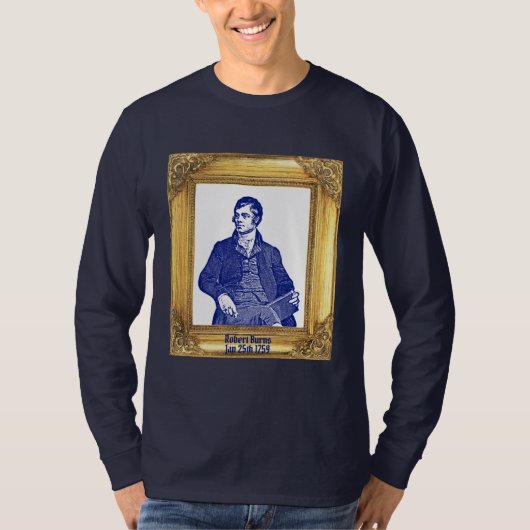 Robert Burns Royal Stewart Plaid Jan 25 Tシャツ (正面)