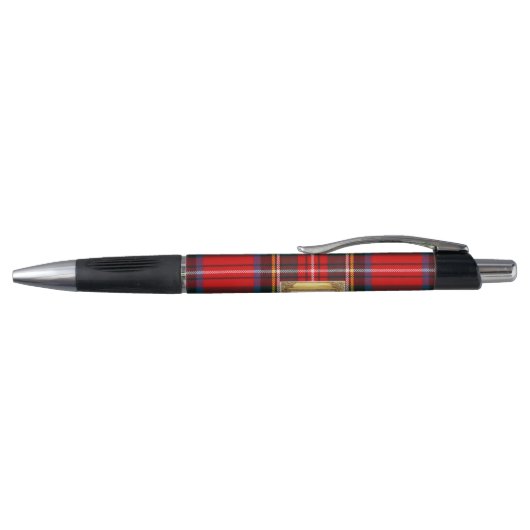 Robert Burns Royal Stewart Red Plaid Black ボールペン (トップ)
