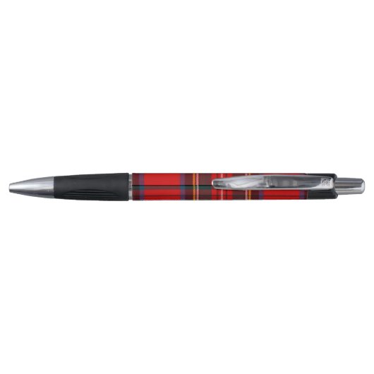Robert Burns Royal Stewart Red Plaid Black ボールペン (裏面)