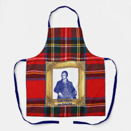 Robert Burns Supper Royal Stewart Plaid Jan 25 エプロン
