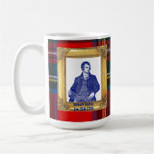 Robert Burns Supper Royal Stewart Plaid Jan 25 コーヒーマグカップ (左)