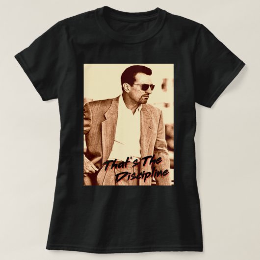 Robert De Niro – 熱 Tシャツ (デザイン正面)