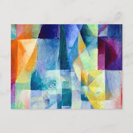 Robert Delanayによる同時ウィンドウ ポストカード (正面)