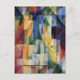 Robert Delaunay – シティー上の同時ウィンドウ ポストカード