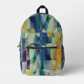 Robert DellaunayによるSimultaneous Window 1912 プリントバックパック (正面)