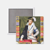 Robert Dudleyのポートレート(c.1532-88)Earl of Leic マグネット (正面/裏面)