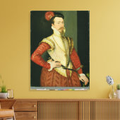 Robert Dudley (1532-88)第1回レスター伯爵、c.1 キャンバスプリント (インサイチュ (リビング))