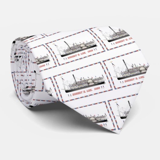 Robert E Leeの4つの旗 ネクタイ (ロール)