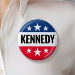 Robert F Kennedy JR 2024 -ヴィンテージ池デザイン 缶バッジ<br><div class="desc">I Like IkeボタンのスタイルにKennedyの名前を歴史からフィーチャーしたおもしろいデザイン。2024年の選挙でケネディデザインが大統領ランニングに与えた愛国的なスターとストライプの。</div>