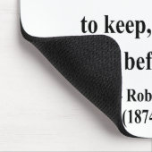 Robert Frostの引用文2a マウスパッド (コーナー)