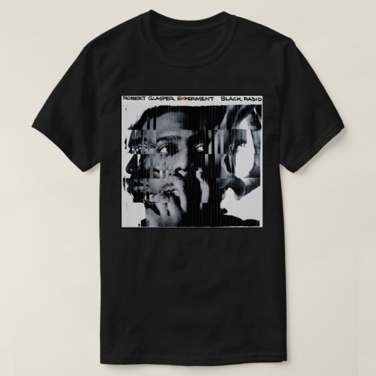 Robert Glasper Experiment – ブラックラジオクラシックT- Tシャツ (デザイン正面)