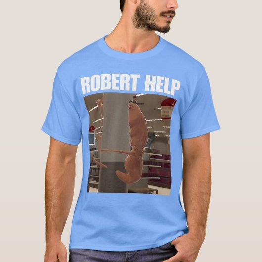 Robert Help Marcushe Worm vintage Tシャツ (正面)