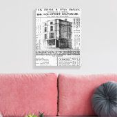 Robert Jones, Teaの広告 キャンバスプリント (インサイチュ (リビング))