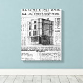 Robert Jones, Teaの広告 キャンバスプリント (インサイチュ (ウッドフロア))