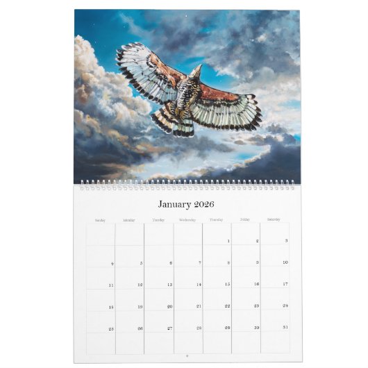 Robert Kingdom Art – カレンダー (1月 2026)