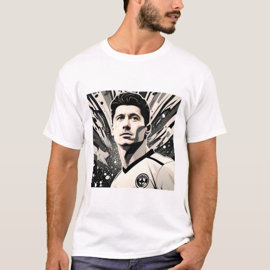 Robert LewandowskiのTシャツ Tシャツ (正面)