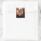 Robert McGinnis Hall Me For Nickels Book Cover スクエアシール (バッグ)