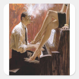 Robert McGinnis Hall Me For Nickels Book Cover スクエアシール