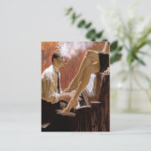 Robert McGinnis Hall Me For Nickels Book Cover ポストカード (スタンド正面)