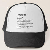 Robert name, Editable name, Custom name キャップ (正面)