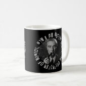 Robert Oppenheimer Quote - Destroyer of Worlds コーヒーマグカップ (正面右)