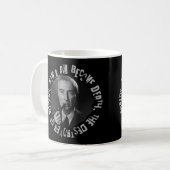 Robert Oppenheimer Quote - Destroyer of Worlds コーヒーマグカップ (正面左)