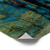 Robert Reidによる青と黄 ポスター (角)